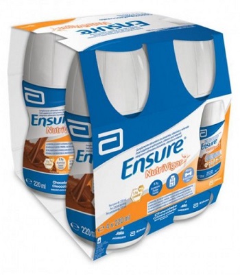 ENSURE NUTRIVIGOR CIOCCOLATO 4 BOTTIGLIE DA 220 ML - Farma Nice