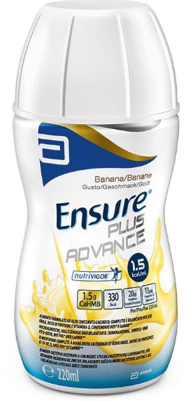ENSURE PLUS ADVANCE BANANA 4 BOTTIGLIE DA 220 ML - Farma Nice