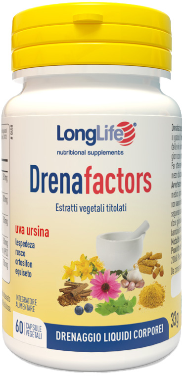 LONGLIFE DRENAFACTORS 60 CAPSULE - Farma Nice