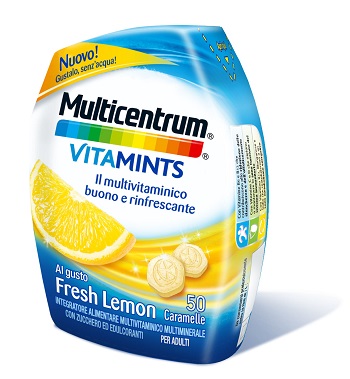MULTICENTRUM VITAMINTS FRESH LEMON 50 CARAMELLE - Farma Nice