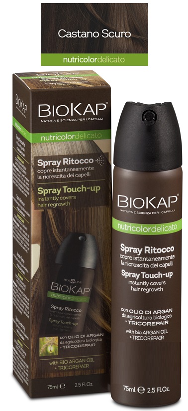 BIOS LINE BIOKAP NUTRIDEL SPRAY RITOCCO CASTANO SCURO 75 ML - Farma Nice