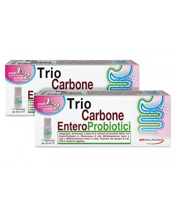 TRIOCARBONE ENTEROPROBIOTICI 7 FLACONCINI X 10 ML - Farma Nice
