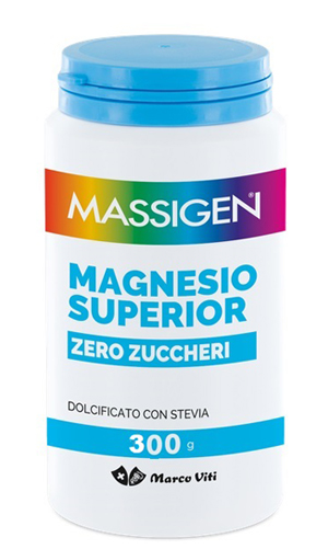 MASSIGEN MAGNESIO SUPERIOR ZERO ZUCCHERI 300 G - Farma Nice
