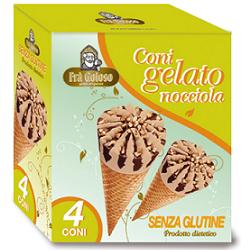 FRA' GOLOSO CONO NOCCIOLA 4 X 75 G - Farma Nice