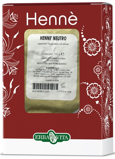HENNE COLORANTE CAPELLI NEUTRO 100 G - Farma Nice