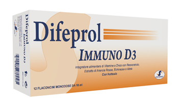 DIFEPROL IMMUNO D3 12 FLACONCINI DA 10 ML - Farma Nice