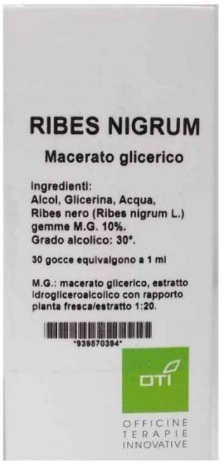 RIBES NIGRUM MACERATO GLICERICO 10% GOCCE 100ML - Farma Nice