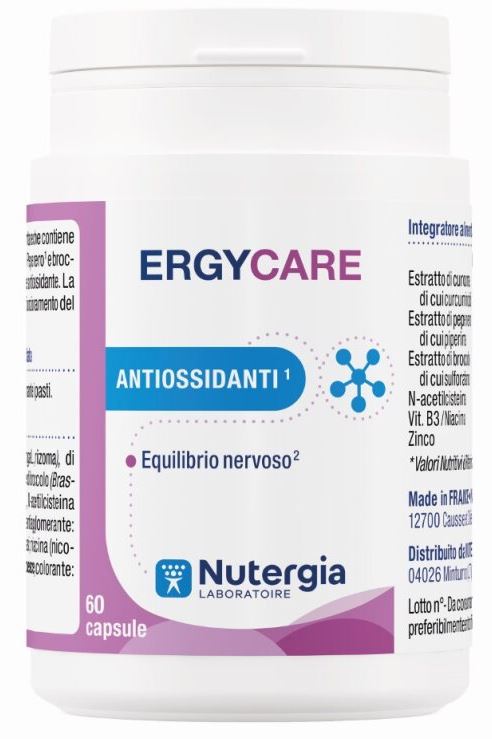 NUTERGIA ERGYCARE 60 CAPSULE - Farma Nice