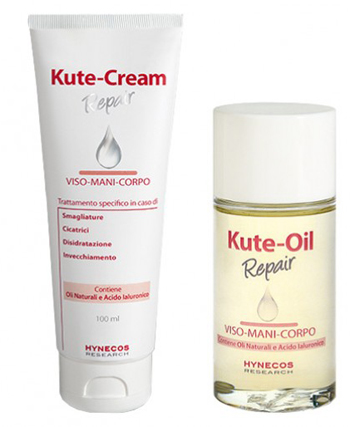 COMBINATA KUTE OIL REPAIR 60 ML + KUTE CREAM REPAIR 100 ML - Farma Nice