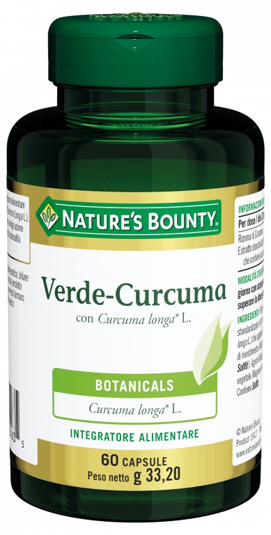 VERDE CURCUMA 60 CAPSULE 33,2 G - Farma Nice