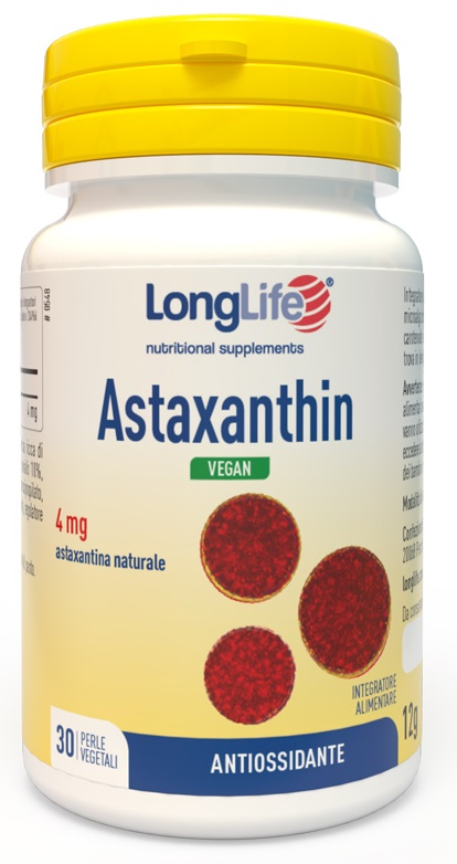 LONGLIFE ASTAXANTHIN 30 PERLE VEGETALI - Farma Nice