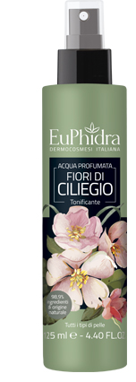 EUPHIDRA ACQUA PROFUMATA CILIEGIO IN FLACONE CON ETICHETTA POMPA SPRAY - Farma Nice