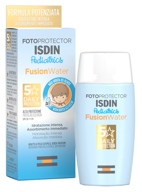 FOTOPROTECTOR PEDIATRICS FUSION WATER SPF50 - Farma Nice