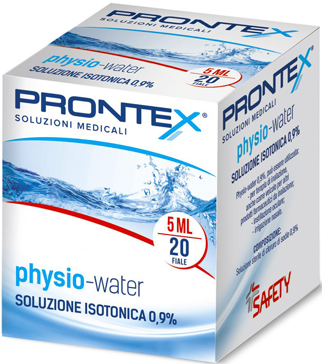 SOLUZIONE FISIOLOGICA PRONTEX PHYSIO ISOTONIC 20 FIALE DA 5 ML - Farma Nice