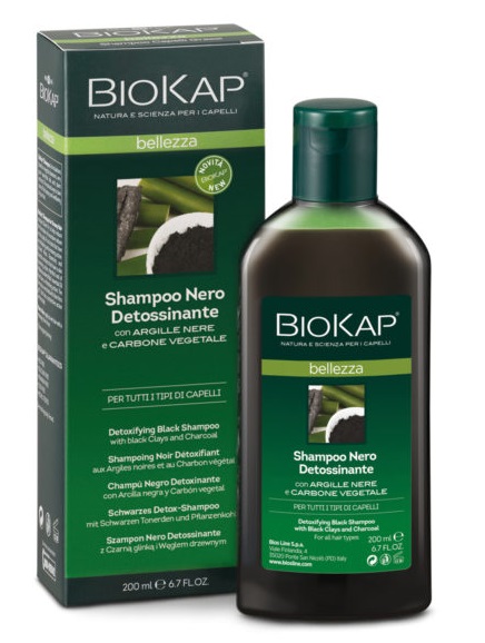 BIOKAP SHAMPOO NERO DETOSSINANTE 200 ML - Farma Nice