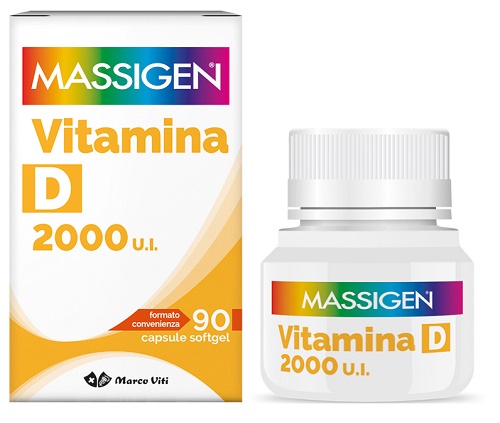 MASSIGEN VITAMINA D 2000 UI 90 CAPSULE SOFTGEL - Farma Nice