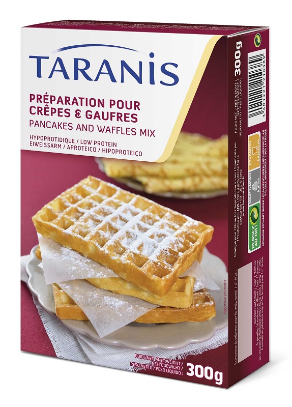 TARANIS PREPARATO PER CREPES E WAFFLES 300 G - Farma Nice