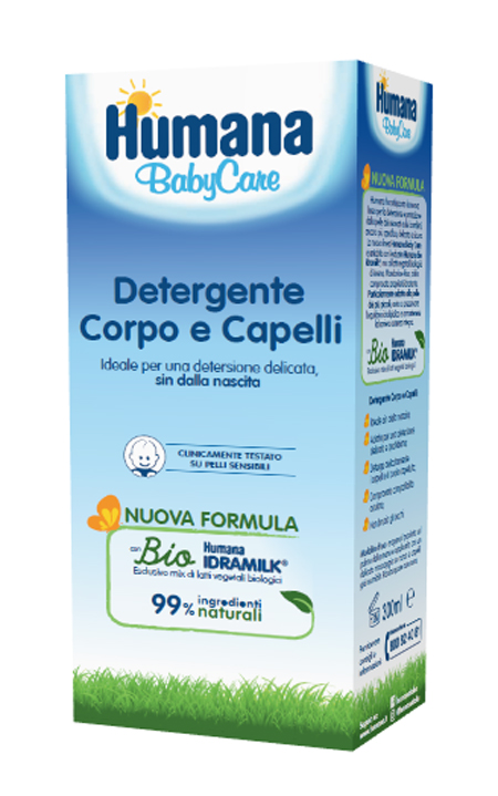 HUMANA BABY CARE DETERGENTE CORPO&CAPELLI 300 ML - Farma Nice