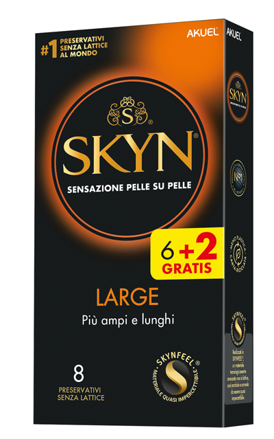 AKUEL SKYN LARGE PIU AMPI/LUNGHI 6 PEZZI + 2 OMAGGIO - Farma Nice
