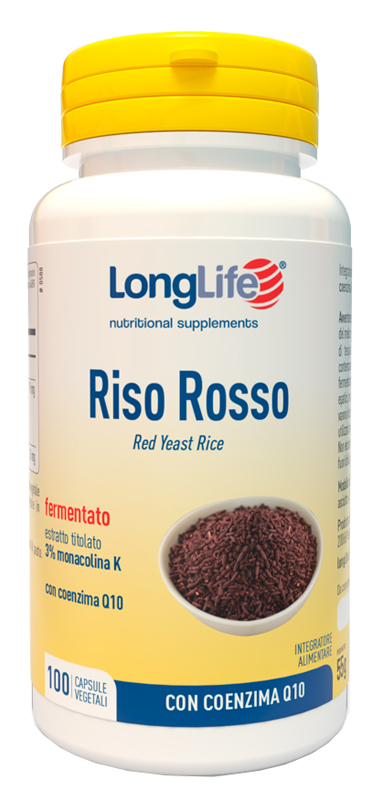 LONGLIFE RISO ROSSO 100 CAPSULE VEGETALI - Farma Nice