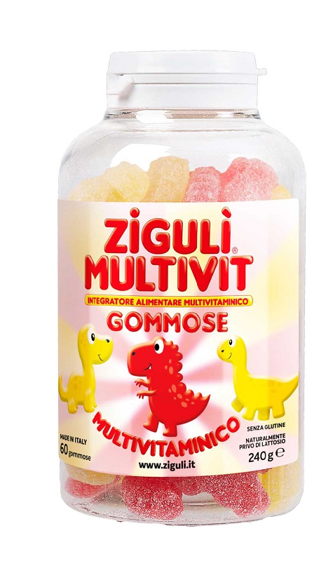 ZIGULI MULTIVIT FRAGOLA E BANANA 60 GOMMOSE - Farma Nice