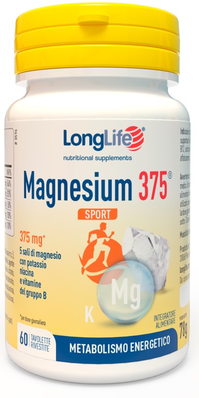 LONGLIFE MAGNESIUM 375 SPORT 60 TAVOLETTE - Farma Nice