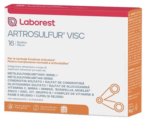ARTROSULFUR VISC 16 BUSTINE DA 6 G - Farma Nice