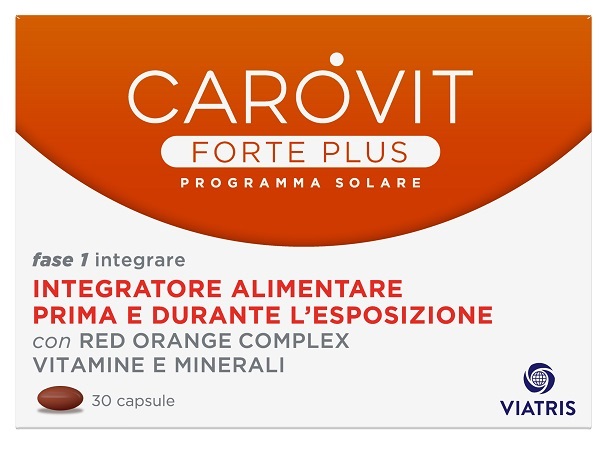 CAROVIT FORTE PLUS PROGRAMMA SOLARE 30 CAPSULE BL - Farma Nice