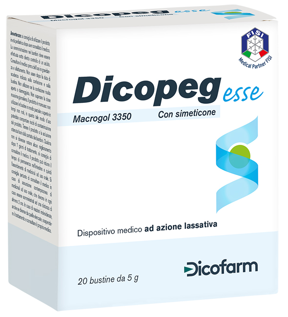DICOPEG ESSE 20 BUSTE 5 G MACROGOL 3350 - Farma Nice