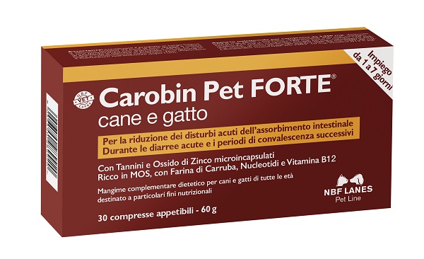 CAROBIN PET FORTE 30 COMPRESSE - Farma Nice