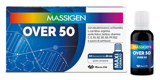 MASSIGEN OVER 50 10 FLACONI DA 25 ML - Farma Nice