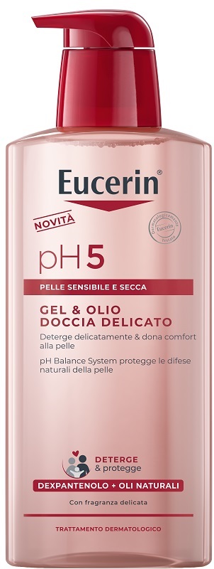 EUCERIN GEL & OLIO DOCCIA DELICATO 400 ML - Farma Nice