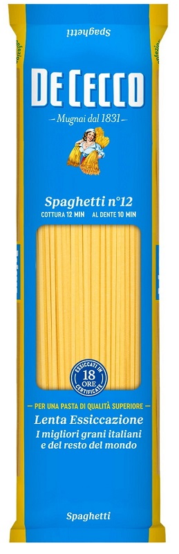 DE CECCO SPAGHETTI N12 NUOVA RICETTA 400 G - Farma Nice