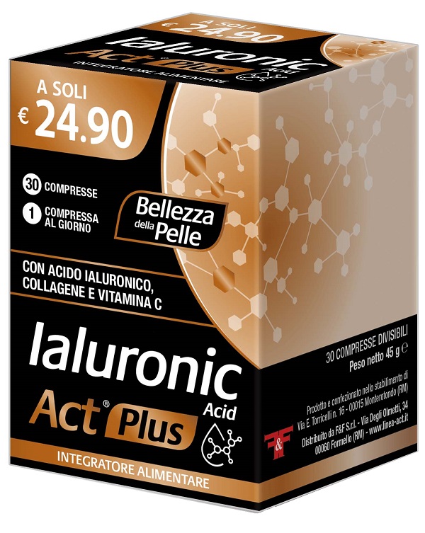 IALURONIC ACID ACT PLUS 30 COMPRESSE DIVISIBILI - Farma Nice