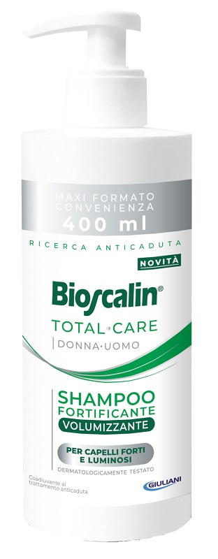 BIOSCALIN TOTAL CARE SHAMPOO FORTIFICANTE VOLUMIZZANTE 400 ML - Farma Nice