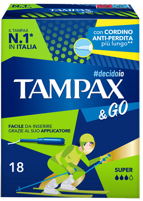 TAMPAX &GO SUPER 18 PEZZI - Farma Nice