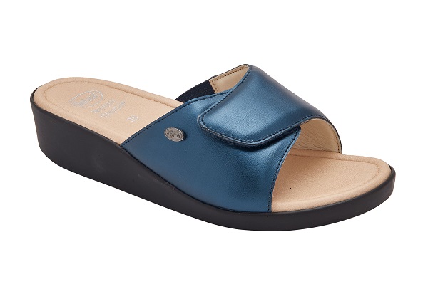 CALZATURA LEDEL LAMINATED SYNTHETIC W NAVY BLUE 36 - Farma Nice