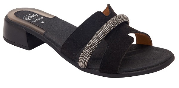 CALZATURA PANTELLERIA MICROFIBRE+STRASS W BLACK 39 - Farma Nice