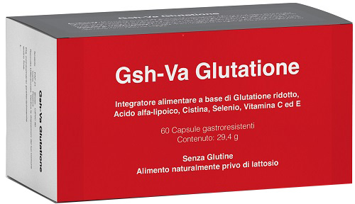 GSH-VA GLUTATIONE 60 CAPSULE ACIDO-RESISTENTI SENZA GLUTINE NATURALMENTE PRIVO DI LATTOSIO - Farma Nice
