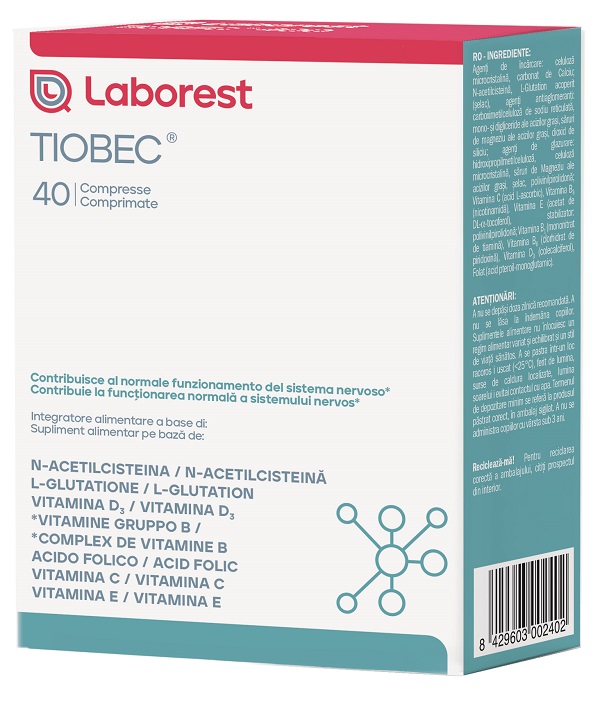 TIOBEC 40 COMPRESSE - Farma Nice