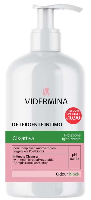 VIDERMINA CLX DETERGENTE INTIMO 500 ML NUOVA FORMULAZIONE SPECIAL PRICE - Farma Nice