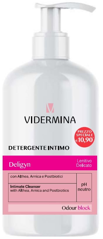 VIDERMINA DELIGYN DETERGENTE INTIMO 500 ML NUOVA FORMULAZIONE SPECIAL PRICE - Farma Nice