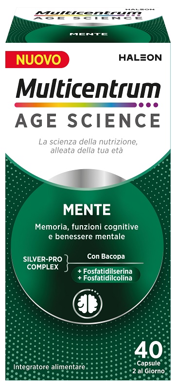 MULTICENTRUM AGE SCIENCE MENTE 40 CAPSULE - Farma Nice