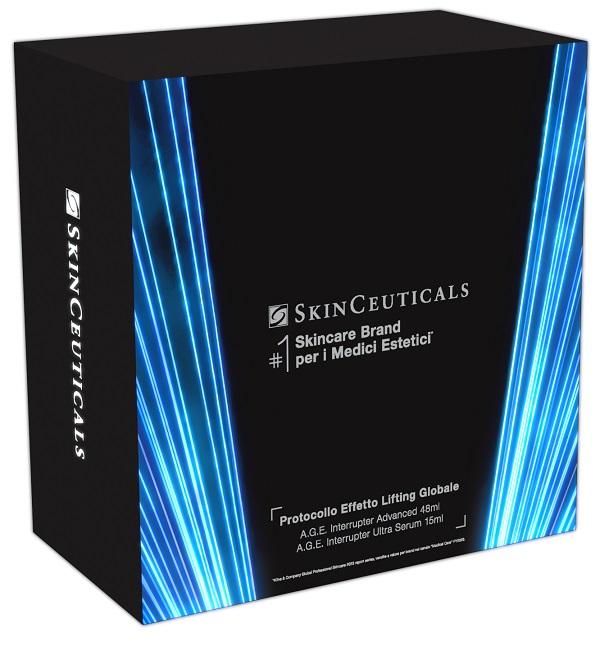 AGE INTERRUPTER ADVANCE COFANETTO XMAS 25 1 COR AGE INTERRUPTER ADVANCE 48 ML + 1 AGE FLAVOR PROXYLANE SERUM 15 ML OMAGGIO - Farma Nice