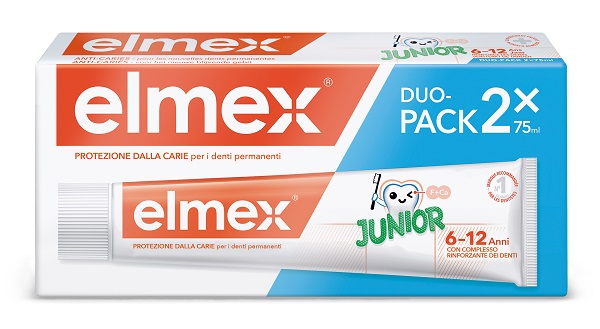 ELMEX JUNIOR DENTIFRICIO 75 ML DUOPACK - Farma Nice