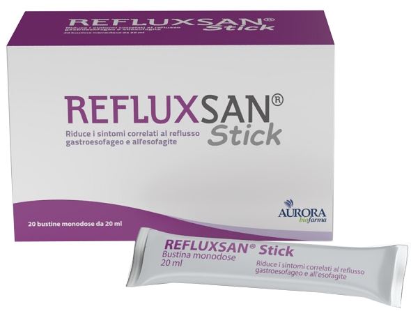 REFLUXSAN STICK 20 BUSTINE MONODOSE DA 20 ML SENZA GLUTINE SENZA LATTOSIO - Farma Nice