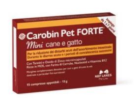 CAROBIN PET FORTE MINI 15 COMPRESSE - Farma Nice