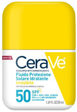 CERAVE FLUIDO PROTEZIONE SOLARE IDRATANTE INVISIBILE SPF50 50 ML - Farma Nice