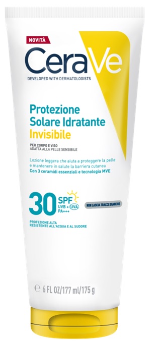 CERAVE PROTEZIONE SOLARE IDRATANTE INVISIBILE SPF30 177 ML - Farma Nice