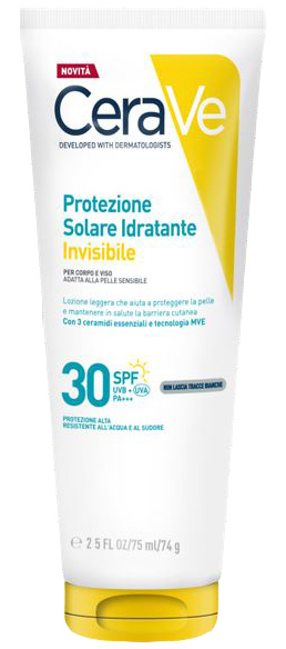 CERAVE PROTEZIONE SOLARE IDRATANTE INVISIBILE SPF30 75 ML - Farma Nice